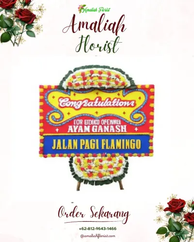 Bunga Papan Congratulation di Cikareo Utara